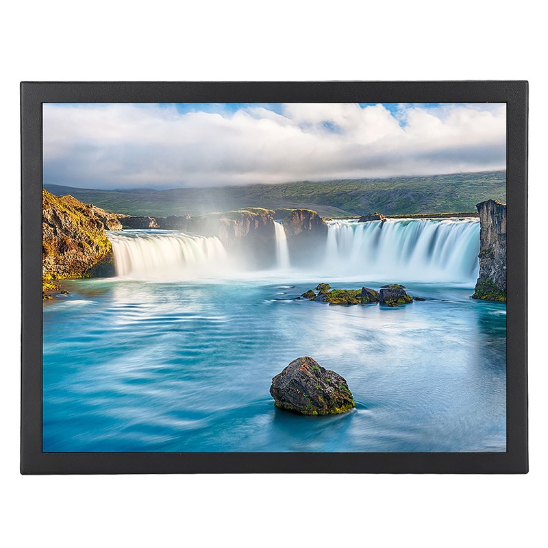 15in TFT 4:3 Display 1024x768 Embedded Industrial Monitor HDMI/VGA/AV/BNC/USB
