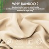 Bamboo Pillowcases Body Size,Cooling Viscose Pillow Cases with Zipper Closure,