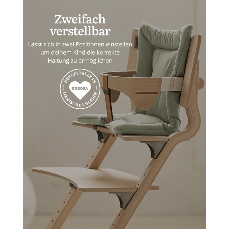 Leander Classic™ Safety Bar for Highchair Whitewash - Stable &