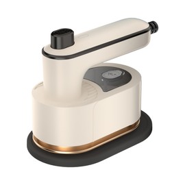 YHFTAJX Home Iron Stacking Garment Steamer Handheld Portable Iron Mini Ironing Machine Beige