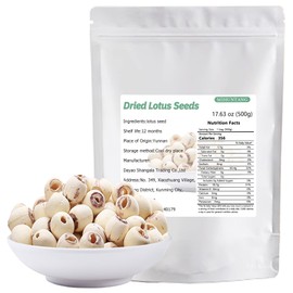 Dried Lotus Seeds 17.63 Ounce 500g