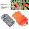 Cuchillo de silicona para pulgar, cuchilla de acero inoxidable para