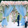 Wokceer Wedding Arch Draping Fabric 28.7" x 20FT Dusty Blue