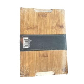 Organic Bamboo Chopping Board, 33 x 23 x 1.3 cm