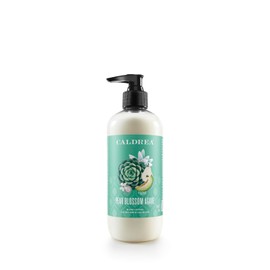 Caldrea Loción de manos, para manos secas, hecha con manteca de karité, aloe vera y glicerina y otros ingredientes cuidadosamente elegidos, aroma de agave en flor de pera, 12 onzas (el embalaje puede
