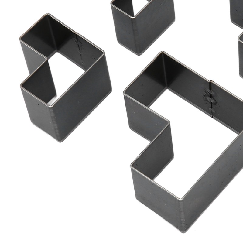 5Pcs Leather Die Cutter Hollow Assorted Size High Carbon Steel