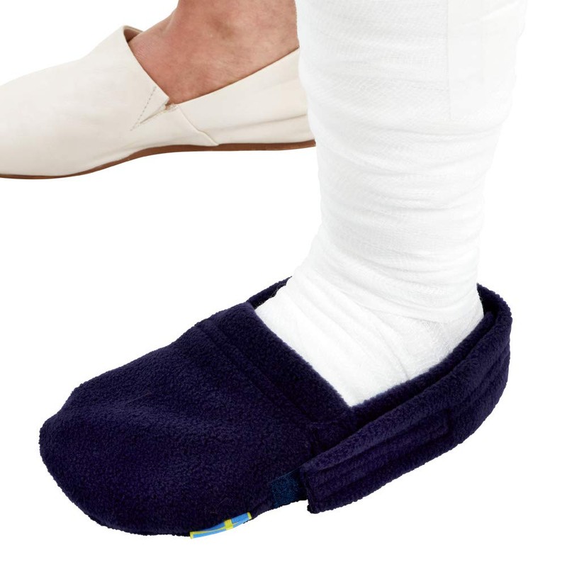 LimbO Toe Cozy for Leg Casts (Blue, Shoe Size 8-14)