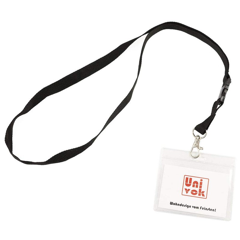 100 x Clear Business Card ID Card Holder Card Holder
