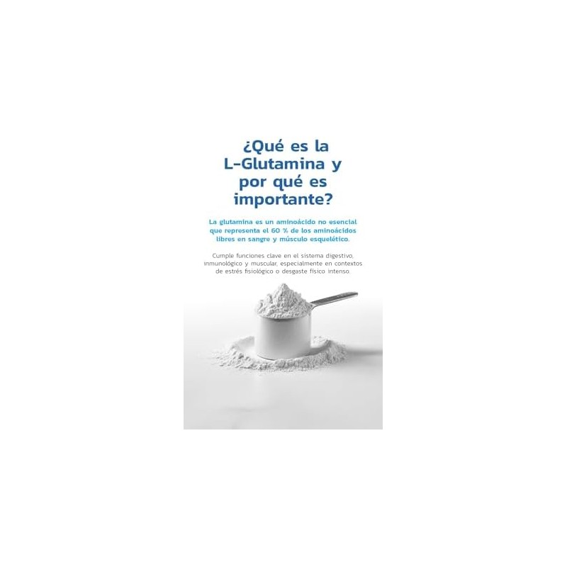 Glutamina Monohidrato 500 g 100 porciones 100 pura Libre de