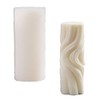 Tone Fun Water Ripple Cylinder Shape Candle Silicone Molds for