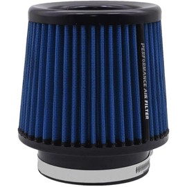 Universal Air Filter Car Replacement Air Filter for 76 mm 89 mm 101 mm Cold Air Filter Inlet Induction Set Red Universal High Performance Air Filter, Washable and Reusable (Blue)
