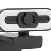 Webcam USB2.0 1080P HD 30FPS High Resolution LED Light PC