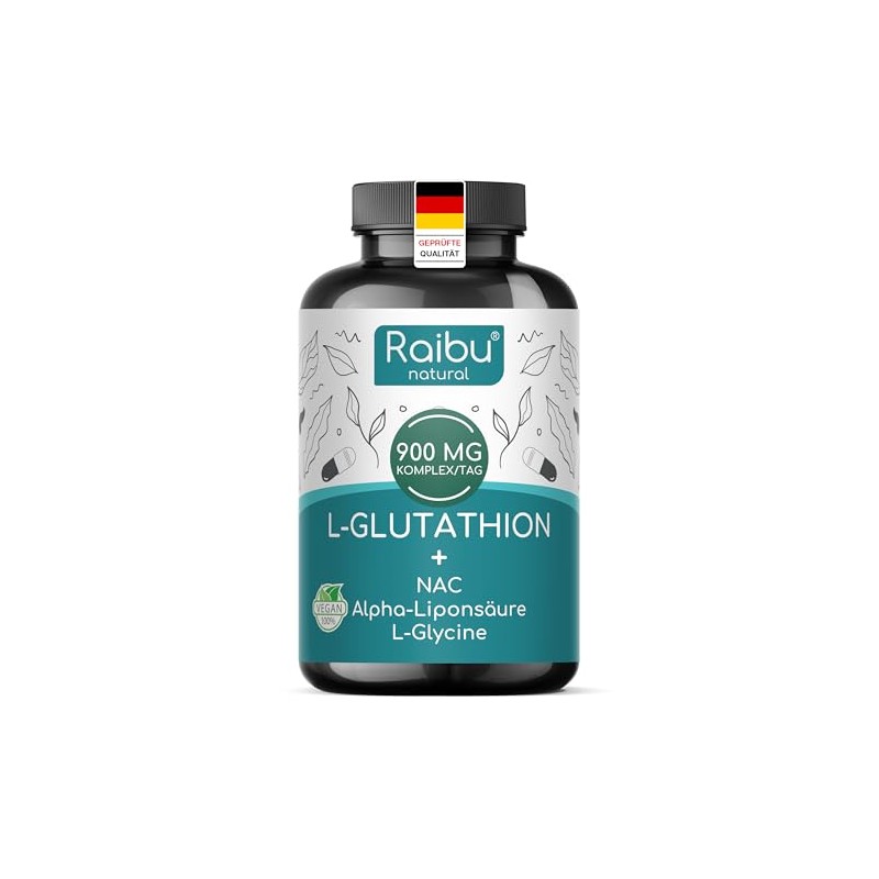 L Glutathione 500 mg, Glutathione Capsules High Dose - Reduced