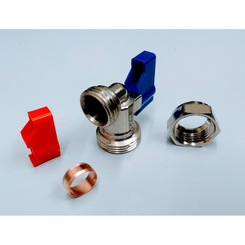 15mm x 3/4" Angled Washing Machine Valve