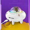 Wireless Bluetooth Speaker Cute Spaceship Shape Speaker Colorful Light Desktop