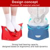 2Pcs Portable Stools - Lightweight Foldable Foot Rest for Airplane