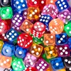 SIQUK 100 Pieces Dice Set 12mm Game Dice 6 Sided