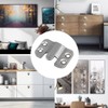 Winova 16pcs/8 Pairs Frame Bracket Bracket Set Stainless Steel Same