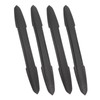 4PCS Bumper Guard Strip Carbon Fiber Pattern Textured 43cm Length