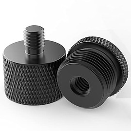 Donuts Mic Stand Adapter 5/8 to 1/4 and 1/4 to 5/8 Screw Thread Adapter Microphone to Tripod Adapter