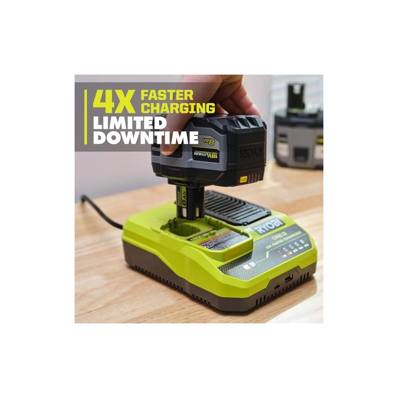 RYOBI 18V ONE+ Rapid Fast Charger 18 Volt