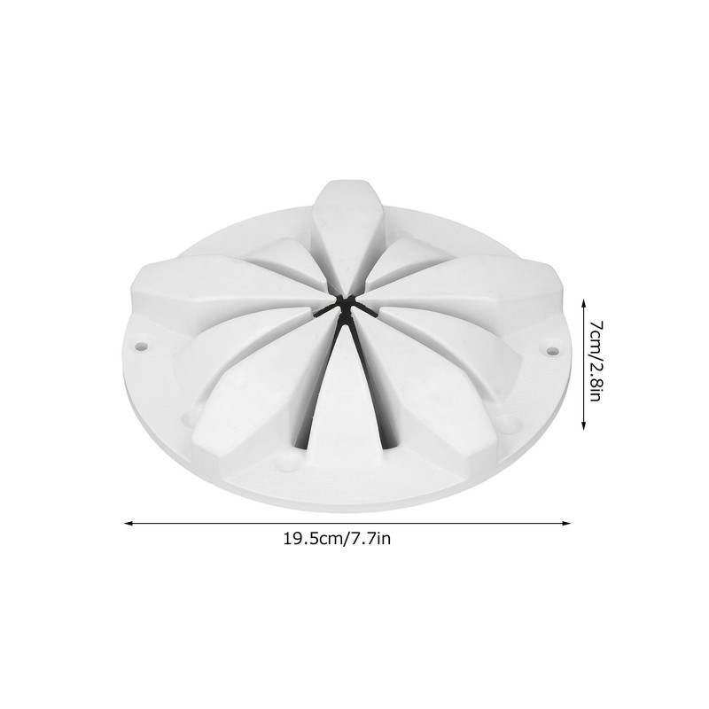 Swimming Pool Main Drain PVC White Round Hot Spring Pool