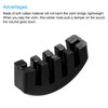 sourcing map Violin Practice Eliminator Silent Rubber Black 4/4 Volume
