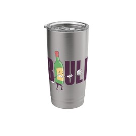 Boule And Wine Boccia Set Boule Bocci Petanque Outfit Bocce Stainless Steel Insulated Tumbler