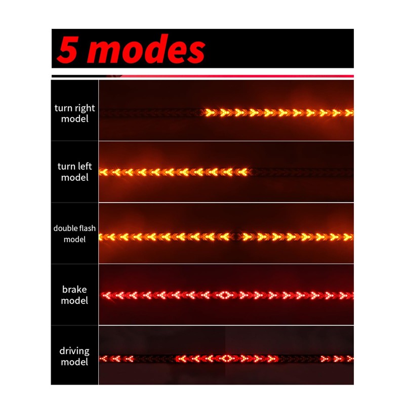 TOPKU LED Pickup Truck Tail Light Strip,Truck Tailgate Dynamic Light