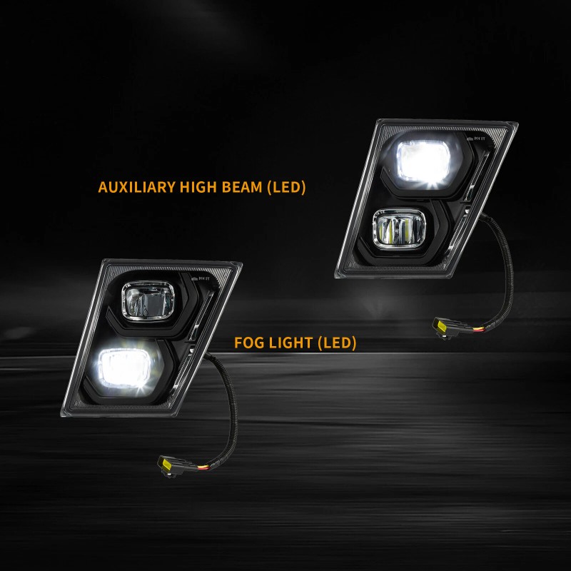 EVERESTHD Fog Light Pair Set 12V LED Front Bumper Lamps