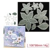 Flower Splendid Poinsettia Metal Die Cuts,Wedding Snowflake Leaf Cutting Dies
