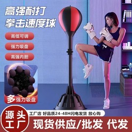 Adult Professional Boxing Sandbag Speed Ball - Home Reaction Training Equipment with PU Punching Ball Navy Blue
