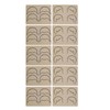 10pcs Tattoo Scalp Practice Skin Front Side Ink Free Rubber