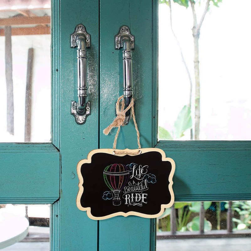 Pack of 20 Mini Blackboards Double-Sided Small Board for Hanging,