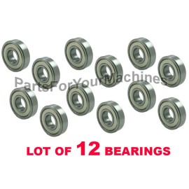 BEARING (12) POLARIS SNOWMOBILE IDLER WHEEL BEARINGS, 25mm x 52mm x 15mm, Z24