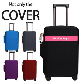 GEPAS Luggage Cover Durable Suitcase Cover Travel Luggage Protector Washable Fits 19~29inch