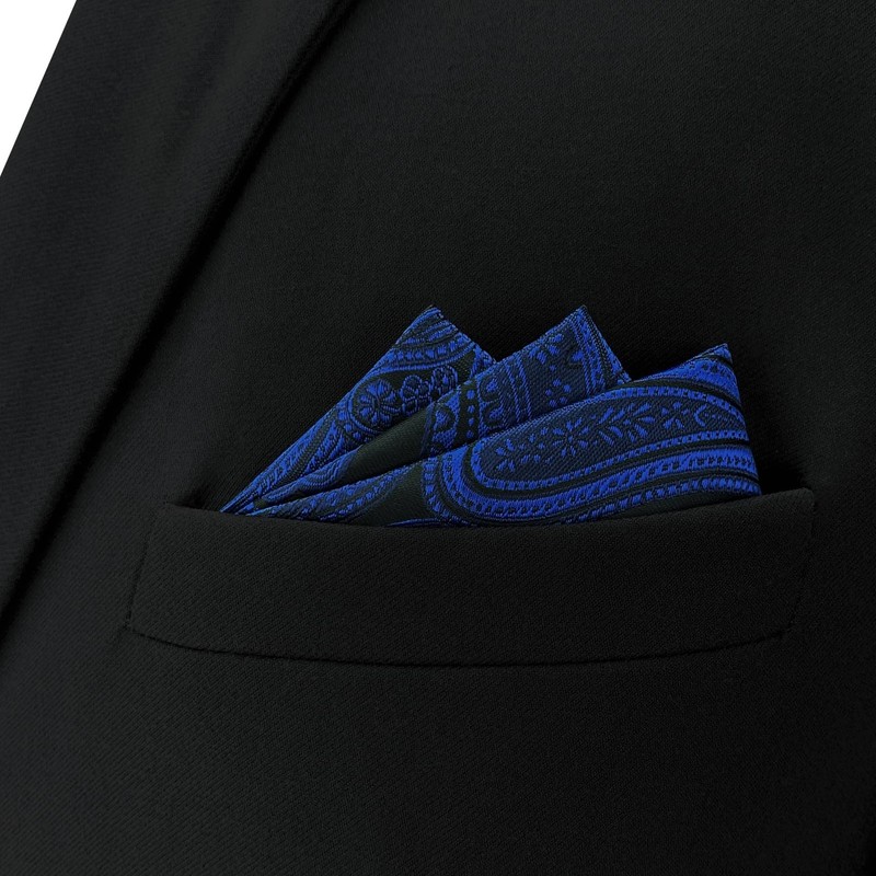 [S&W SHLAX&WING] Paisley Pocket Square Men's Suit XL Large for