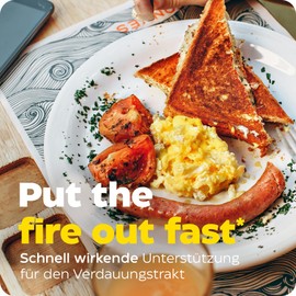 Enzymedica, Heartburn Soothe, bei Sodbrennen, Vanille-Orange-Geschmack, 42 vegane Kautabletten, hochdosiert, Laborgeprüft, Vegetarisch, Sojafrei, Glutenfrei, Ohne Gentechnik