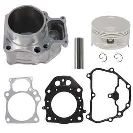 Top End Rebuild Kit Cylinder Piston Gasket 86.5mm Compatible with Honda Rancher 420 TRX420 2007-2018 Replace 12251-HP7-A01 12191-HP5-601