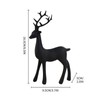 CHOVY Elegant Resin Reindeer Sculptures - Versatile Set of 2