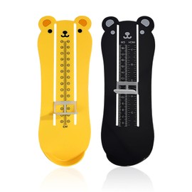 OVDGWC 2 pieces children's shoe size measuring tool, creative bear children's heavier, children's size measuring tool, children's feet for the size of children's size, measuring instrument for