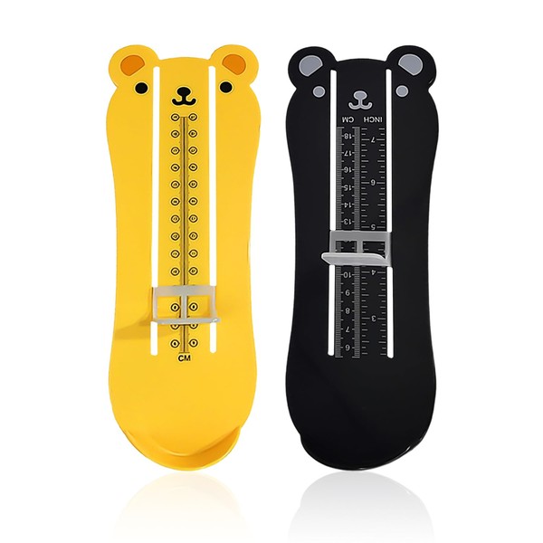 OVDGWC 2 pieces children's shoe size measuring tool, creative bear
