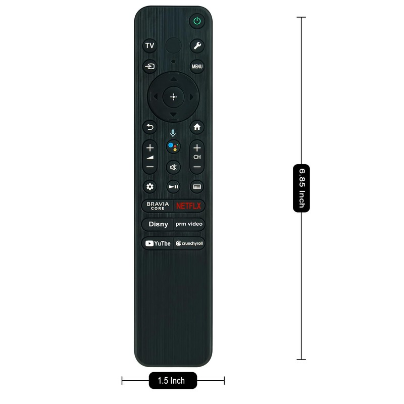 RMF-TX810U Replace Remote Commander Compatible with Sony 4K HDR LED