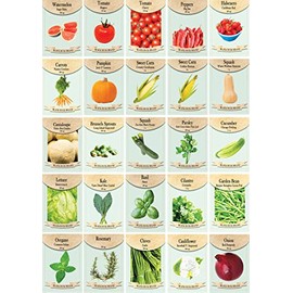 Set of 25 Premium Deluxe Seed Kits - Features Premade Packs of Our Best Seeds - Help Local Pollinators (Set Two)