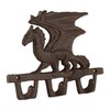 DII Decorative Cast Iron Wall Hook Collection, Dragon