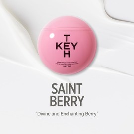 KEYTH PERFUMED HAND CREAM #SAINT BERRY (70ML, 2.36 FL.OZ.) / Rich Scent, Provides Glow and Moisture, Refreshing Finish, Rum&Raspberry, Lily Madonna Flower Extract, Ceramide NP