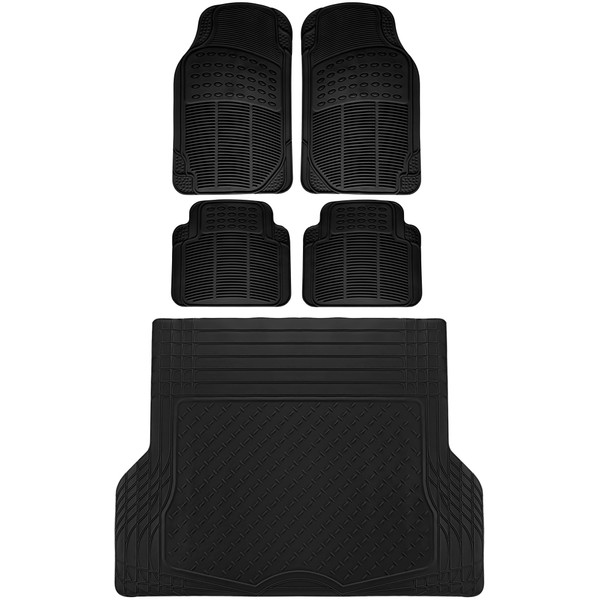 OxGord All-Weather Rubber Floor Mat for Car - Trunk Liner,