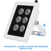 DC12V 6W Infrared Fill Light 6 Lamps IR Illuminators IP66