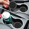 2 Pcs Black Bling Car Cup Holder Insert Coaster Anti-Slip