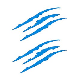 2 Stück Kratzer Reflektierender Autoaufkleber Monster Klaue Auto Aufkleber Wasserdicht Scheinwerfer Aufkleber Scheinwerfer Grafik Aufkleber Stoßfängeraufkleber Auto Styling Aufkleber für Auto Motorrad